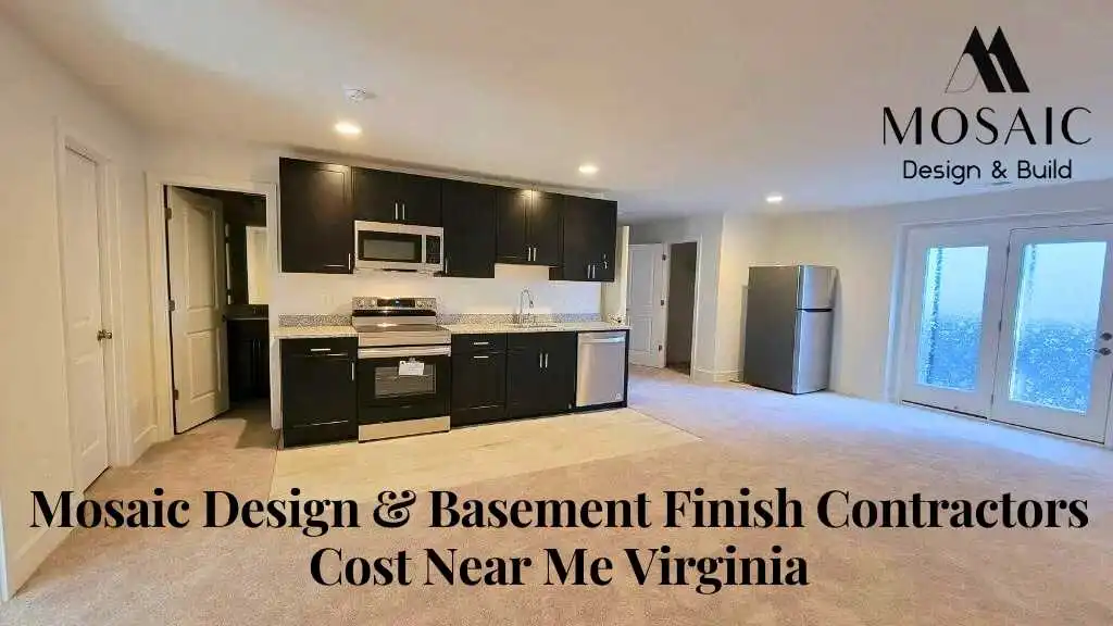 Mosaic Design & Build Basement Finish Contractors Cost Near Me Virginia - Mosaicbuild com