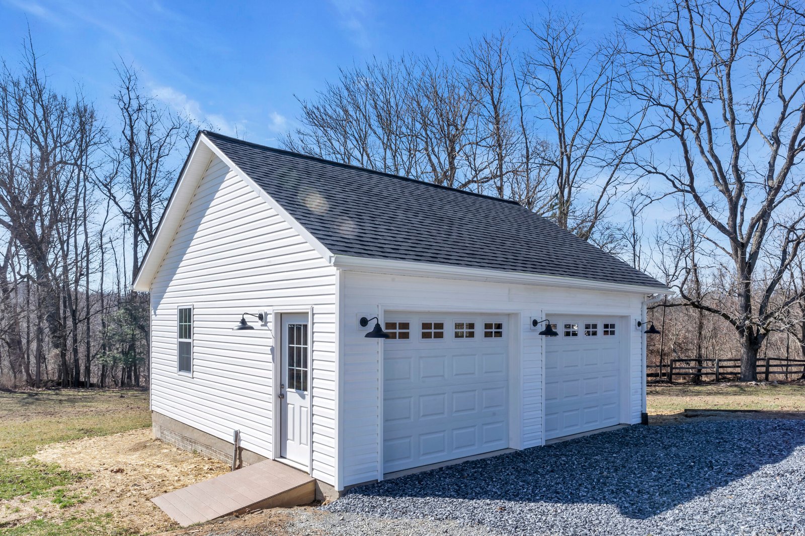2-car detached garage design