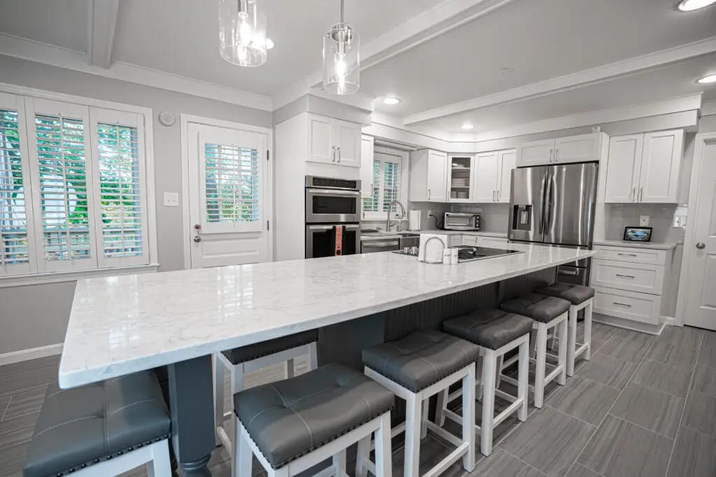 Kitchen and master bathroom remodel in McLean, VA
