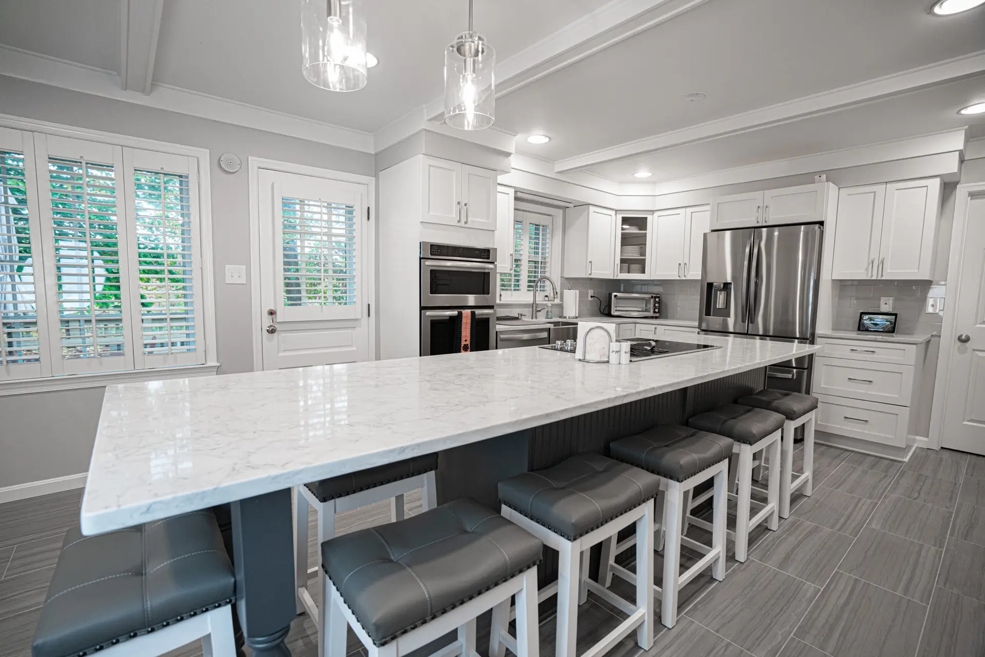 Kitchen and master bathroom remodel in McLean, VA