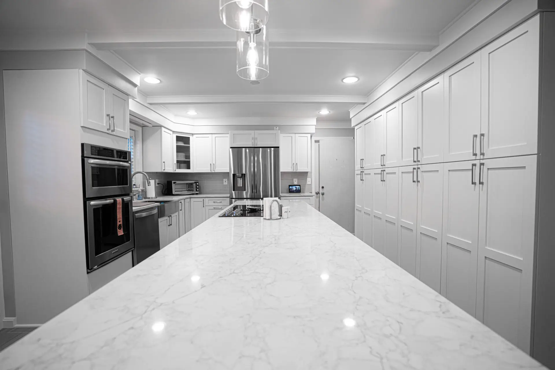 Modern kitchen remodel and master bath design McLean